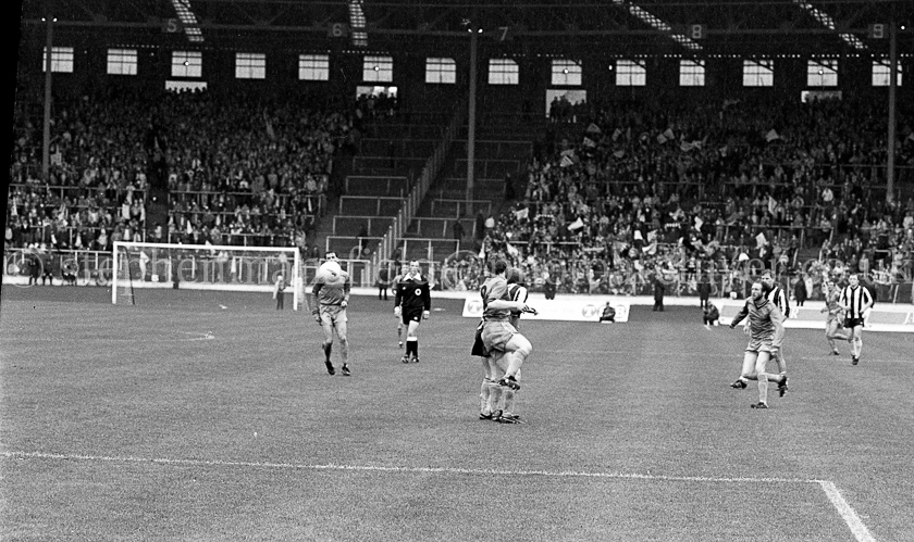 Pollok FC v Arthurlie FC in Junior Cup Final 1981.