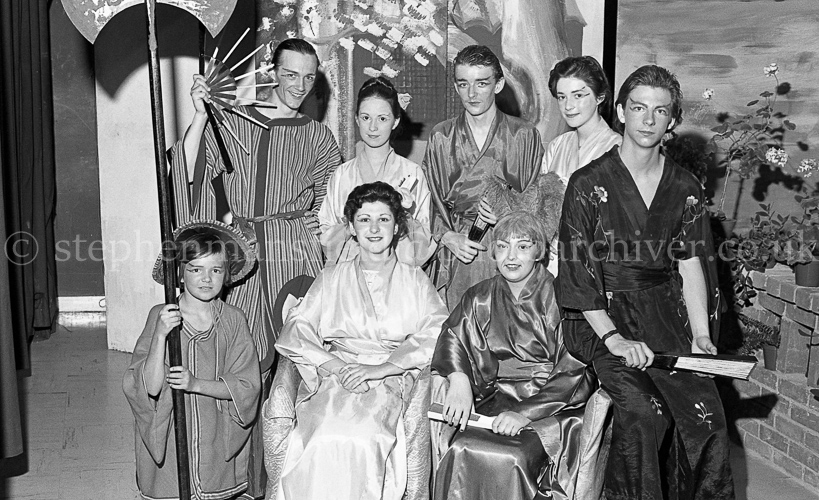 Barrhead High School's production of The Mikado 1977.