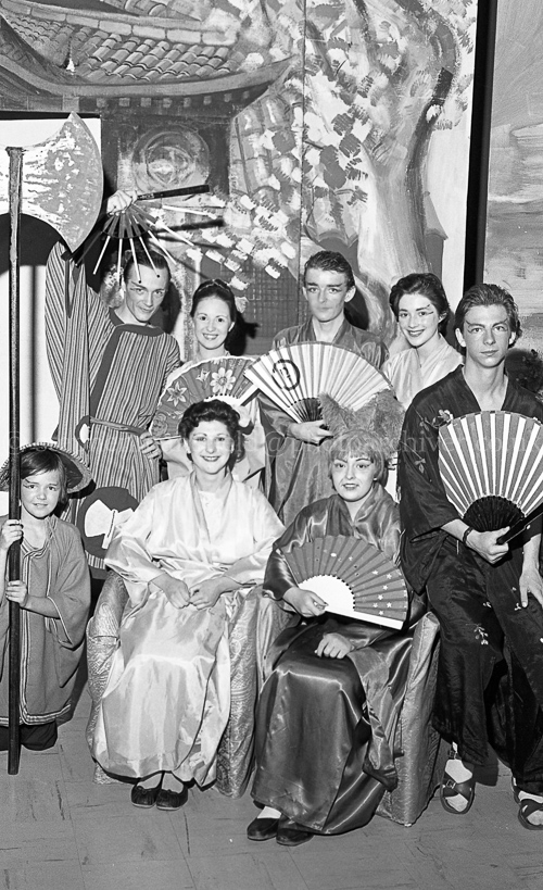 Barrhead High School's production of The Mikado 1977.