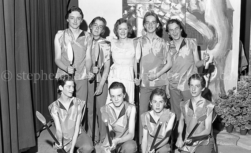 Barrhead High School's production of The Mikado 1977.