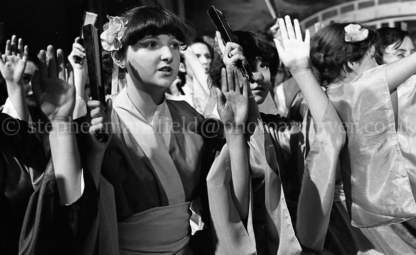 Barrhead High School's production of The Mikado 1977.