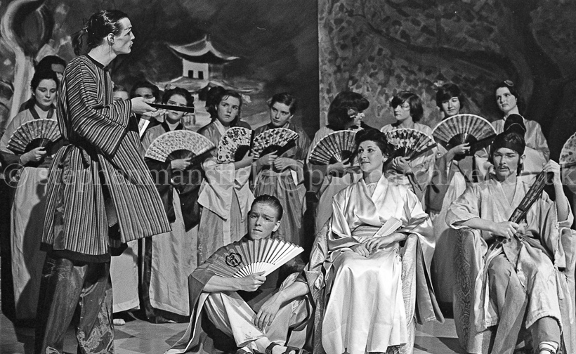 Barrhead High School's production of The Mikado 1977.