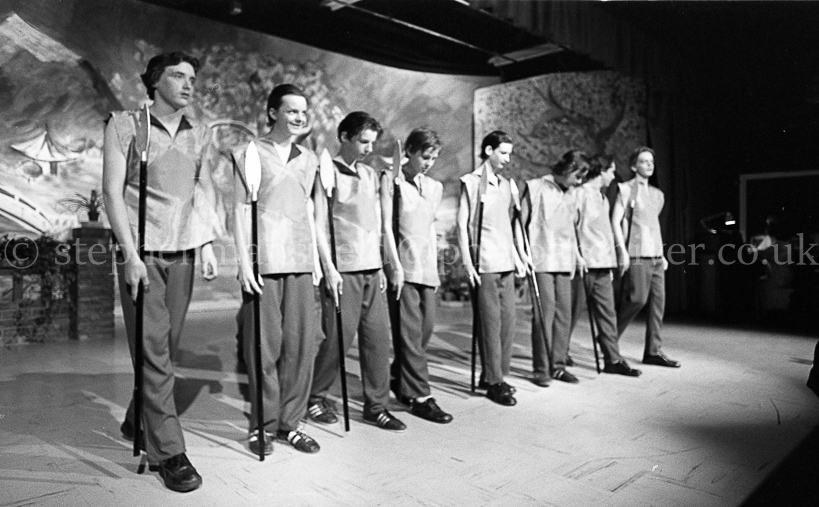 Barrhead High School's production of The Mikado 1977.