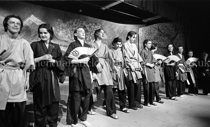Barrhead High School's production of The Mikado 1977.