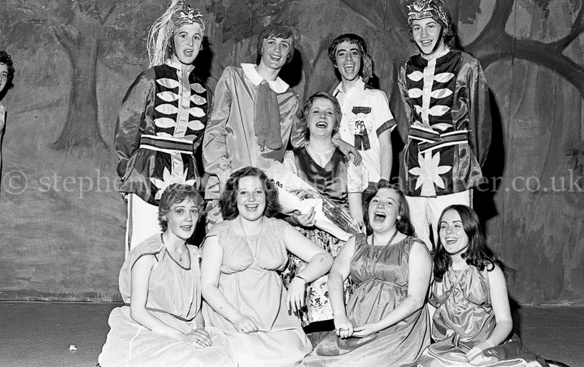 Barrhead High School's production of Patience 1976.