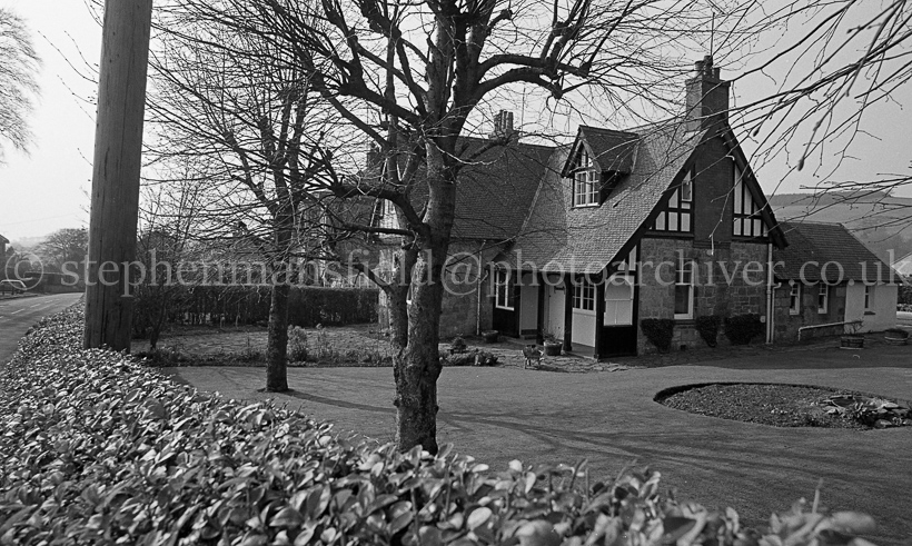 Uplawmoor Main Street and Parish Church.