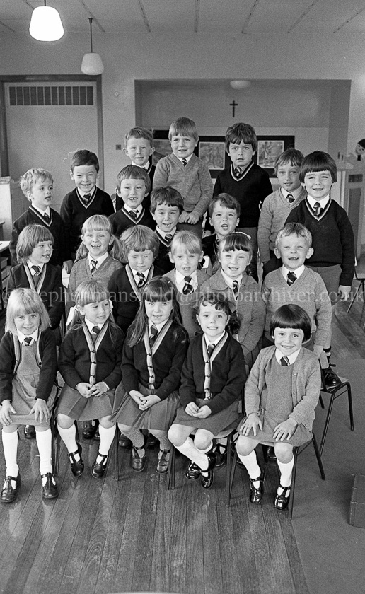 St. Mark's Primary One's 1981.