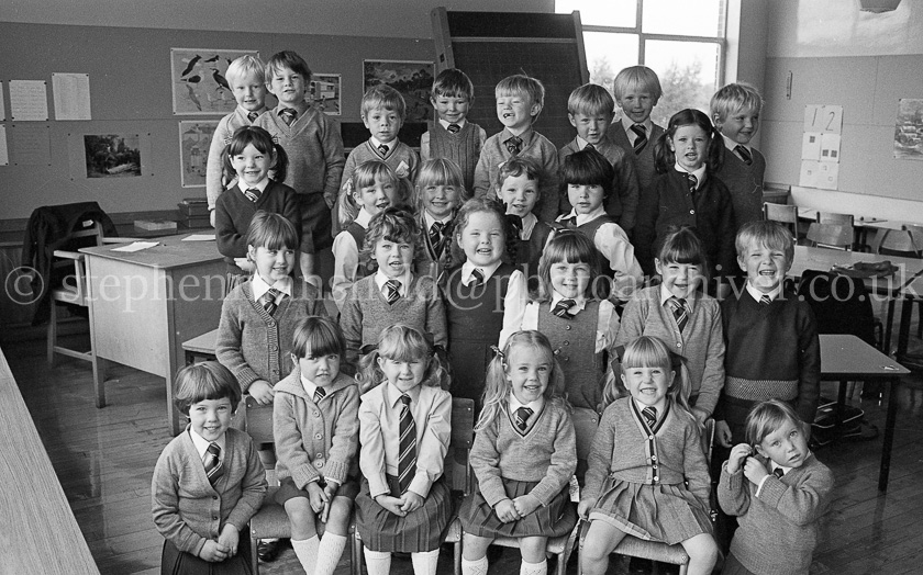 Auchenback Primary One's 1981.