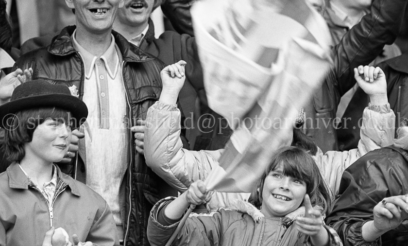Pollok FC v Arthurlie FC in Junior Cup Final 1981.