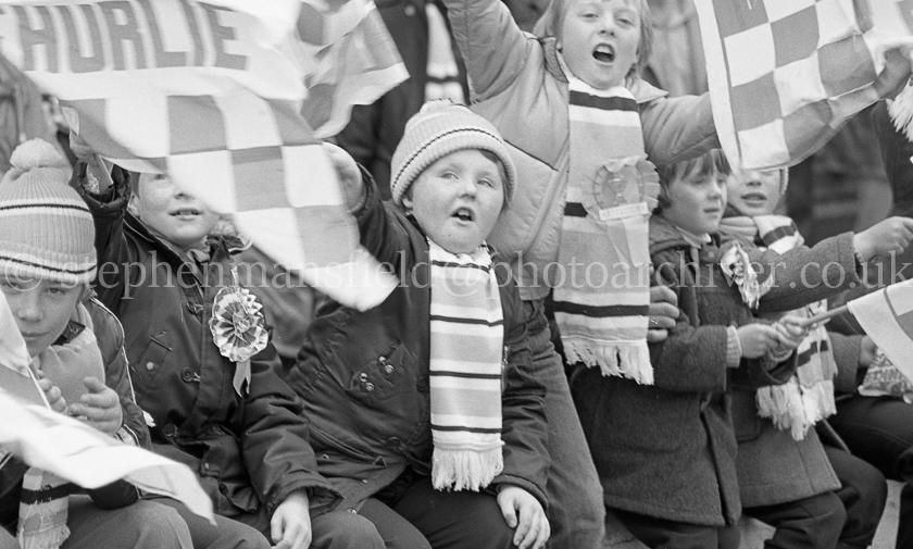 Pollok FC v Arthurlie FC in Junior Cup Final 1981.