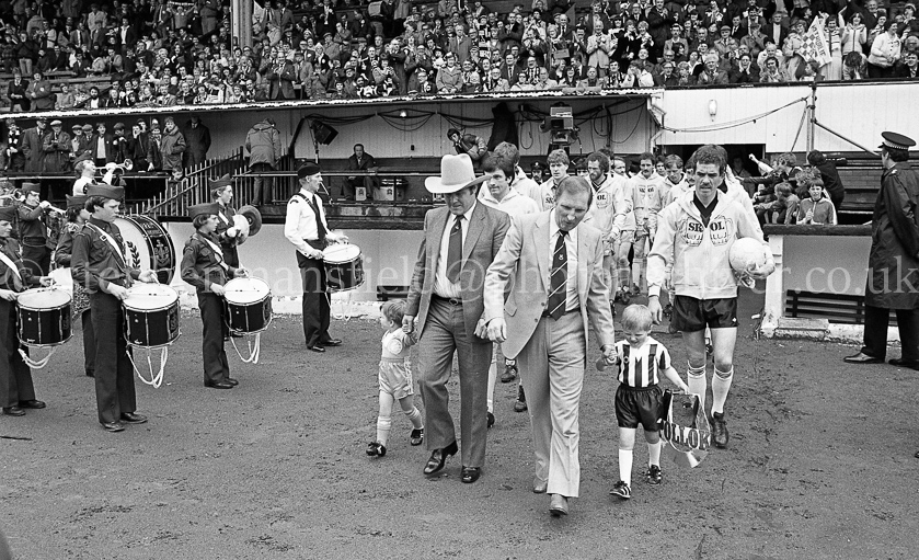 Pollok FC v Arthurlie FC in Junior Cup Final 1981.