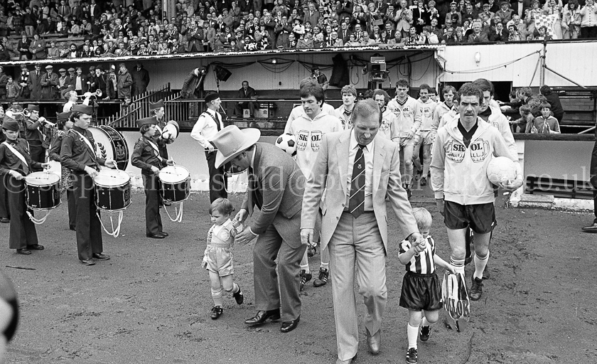 Pollok FC v Arthurlie FC in Junior Cup Final 1981.