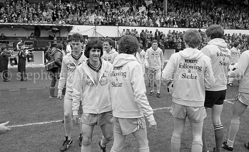 Pollok FC v Arthurlie FC in Junior Cup Final 1981.