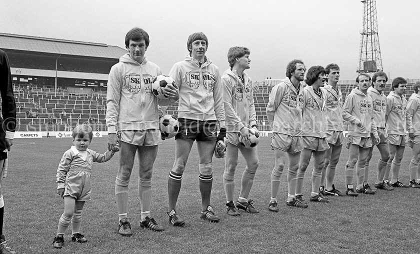 Pollok FC v Arthurlie FC in Junior Cup Final 1981.