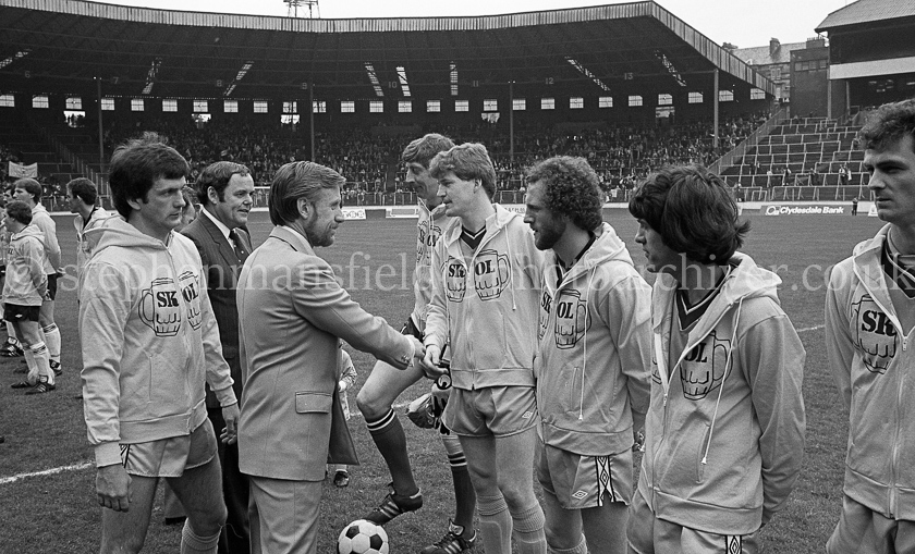 Pollok FC v Arthurlie FC in Junior Cup Final 1981.