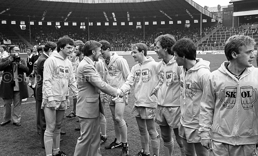 Pollok FC v Arthurlie FC in Junior Cup Final 1981.