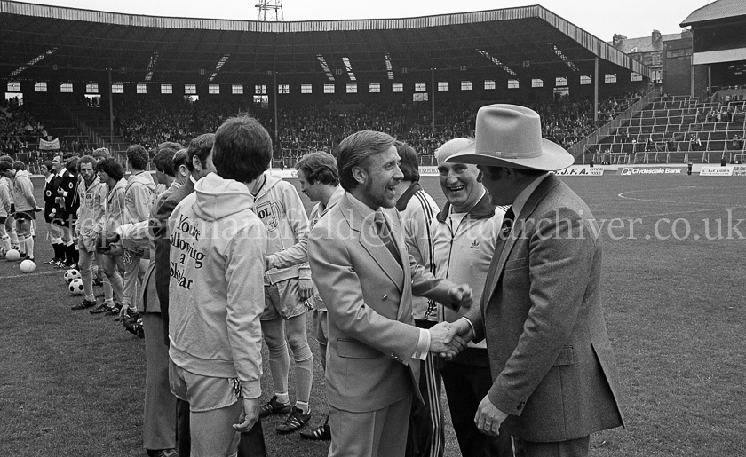 Pollok FC v Arthurlie FC in Junior Cup Final 1981.