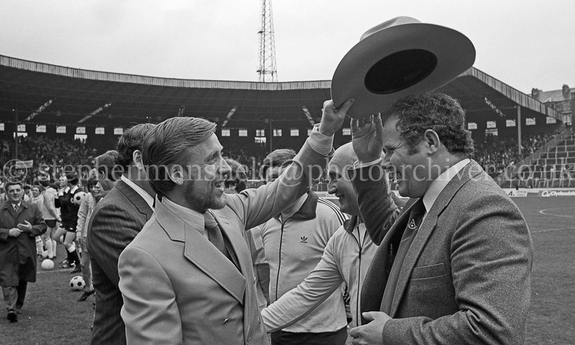 Pollok FC v Arthurlie FC in Junior Cup Final 1981.