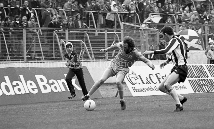 Pollok FC v Arthurlie FC in Junior Cup Final 1981.