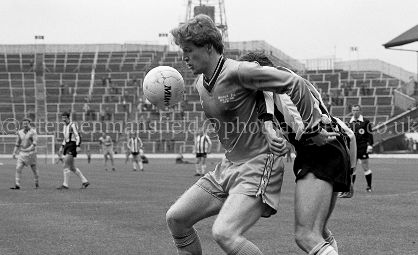 Pollok FC v Arthurlie FC in Junior Cup Final 1981.