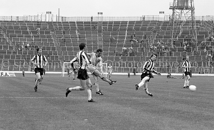 Pollok FC v Arthurlie FC in Junior Cup Final 1981.