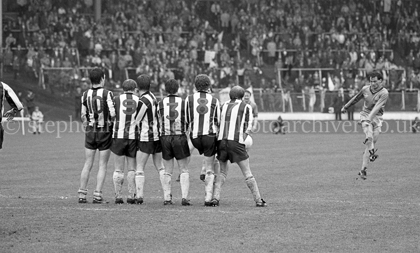 Pollok FC v Arthurlie FC in Junior Cup Final 1981.