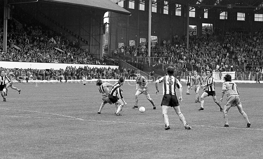 Pollok FC v Arthurlie FC in Junior Cup Final 1981.
