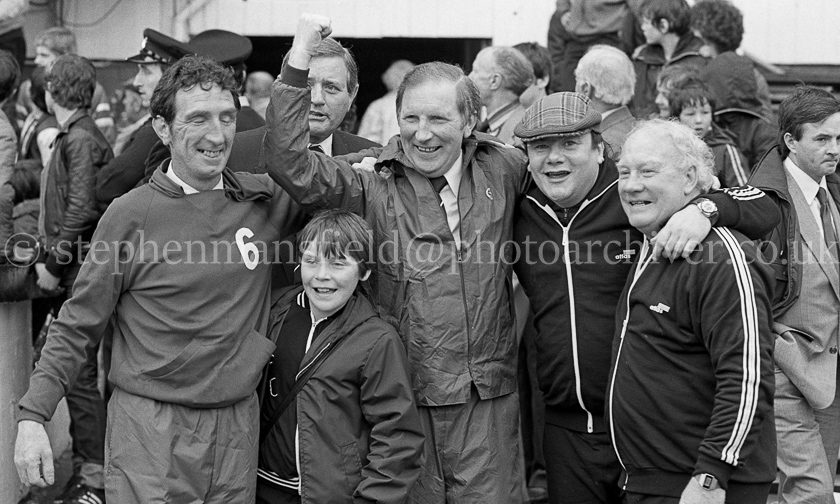 Pollok FC v Arthurlie FC in Junior Cup Final 1981.