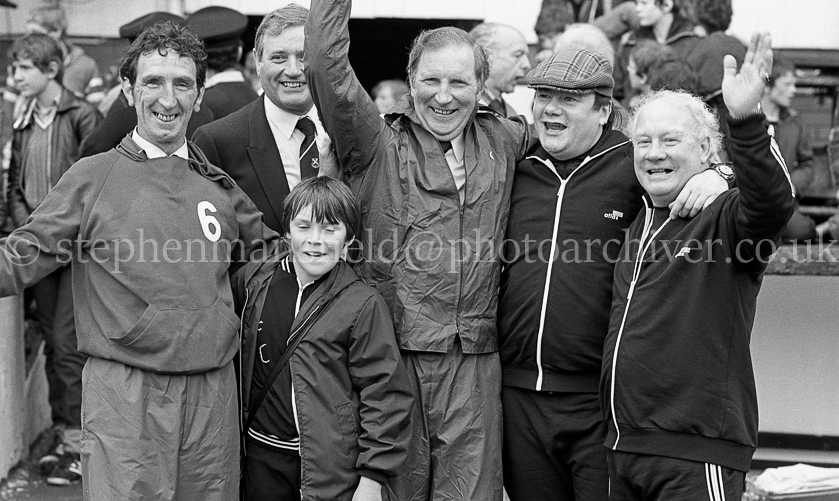 Pollok FC v Arthurlie FC in Junior Cup Final 1981.