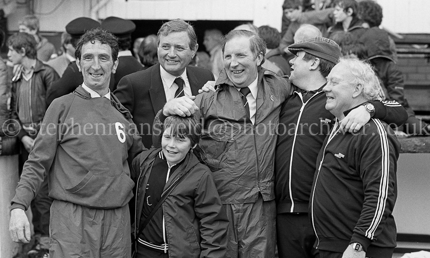 Pollok FC v Arthurlie FC in Junior Cup Final 1981.