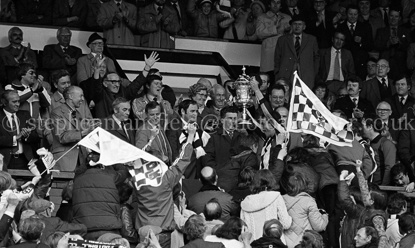 Pollok FC v Arthurlie FC in Junior Cup Final 1981.