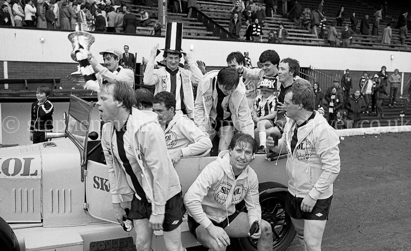 Pollok FC v Arthurlie FC in Junior Cup Final 1981.