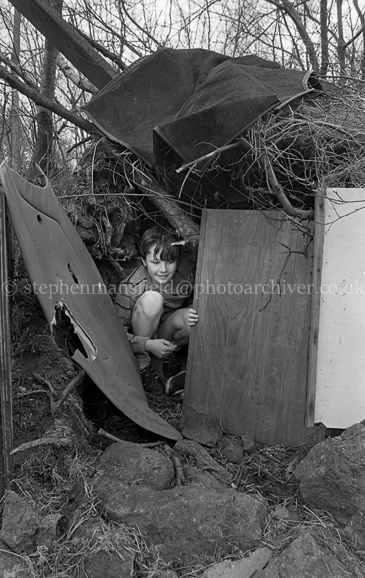 The 1st Barrhead Cubs and Scouts at Peesweep Camp in 1984.