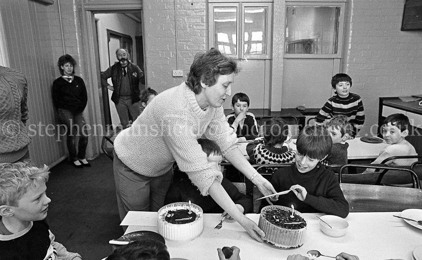 The 1st Barrhead Cubs and Scouts at Peesweep Camp in 1984.