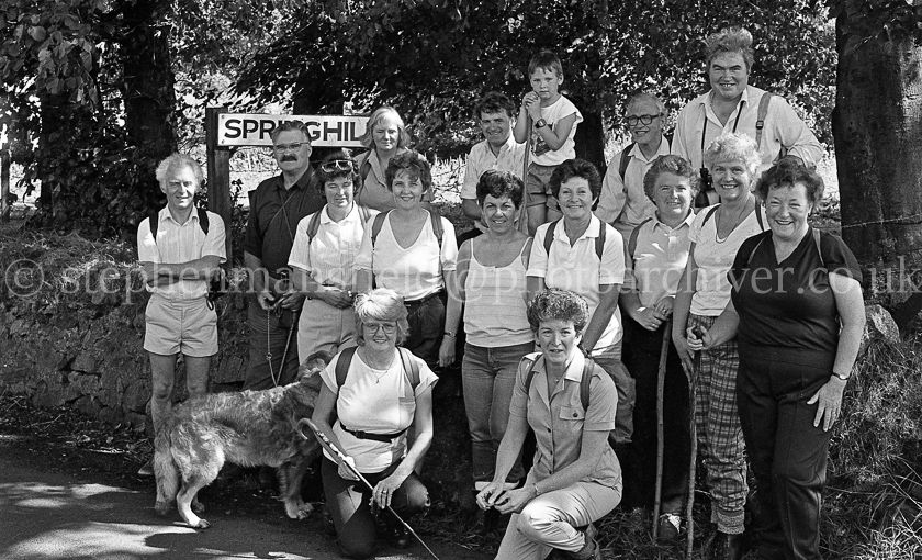 Barrhead Rambling Club 1988.