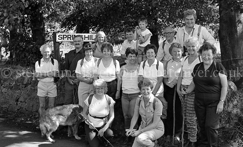 Barrhead Rambling Club 1988.
