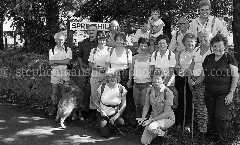 Barrhead Rambling Club 1988.