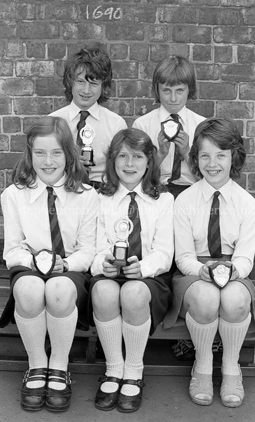 Eastwood Schools end of Term Prizewinners 1976.