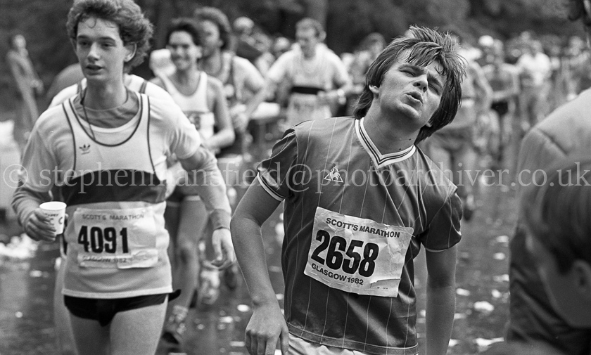 Scott's Glasgow Marathon 1982.